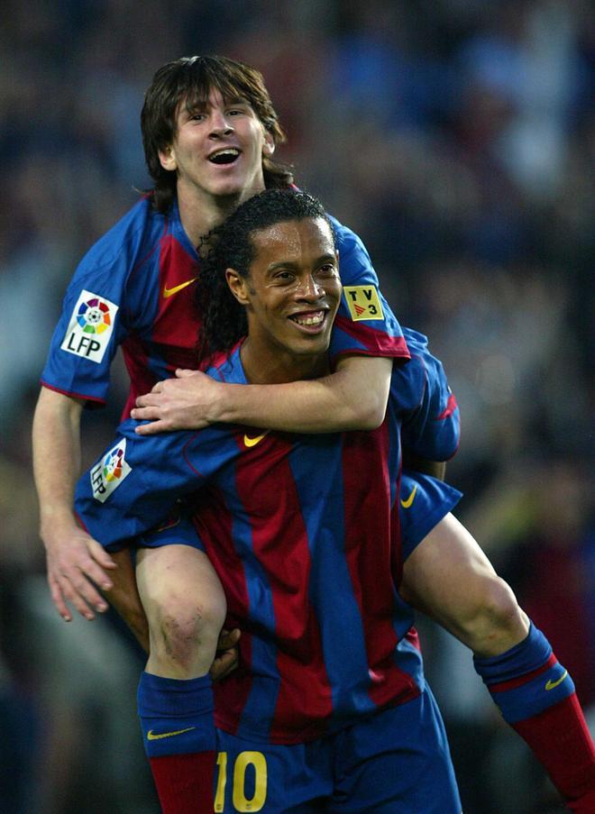 Messi y Ronaldinho marcaron una época