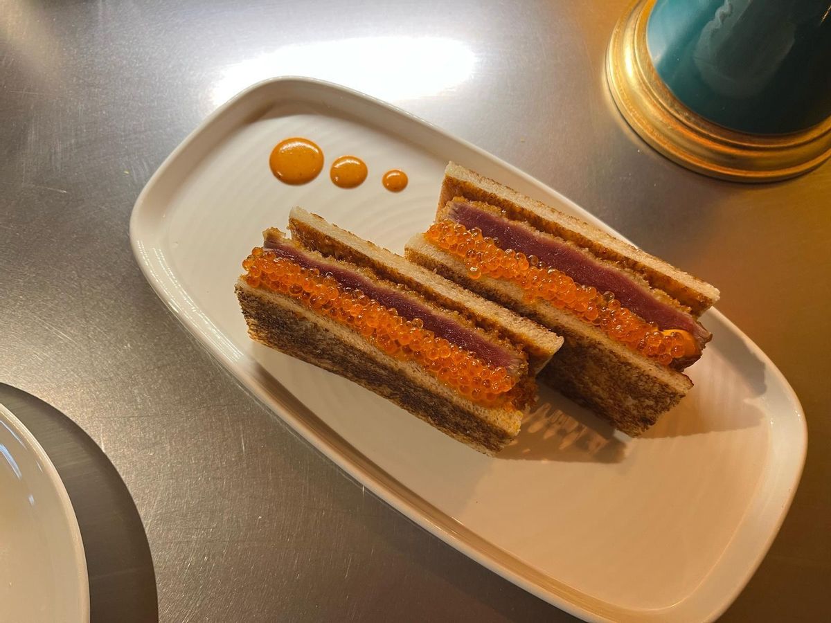 Otro de los platos que también triunfan en el restaurante: el hatzu tuna.