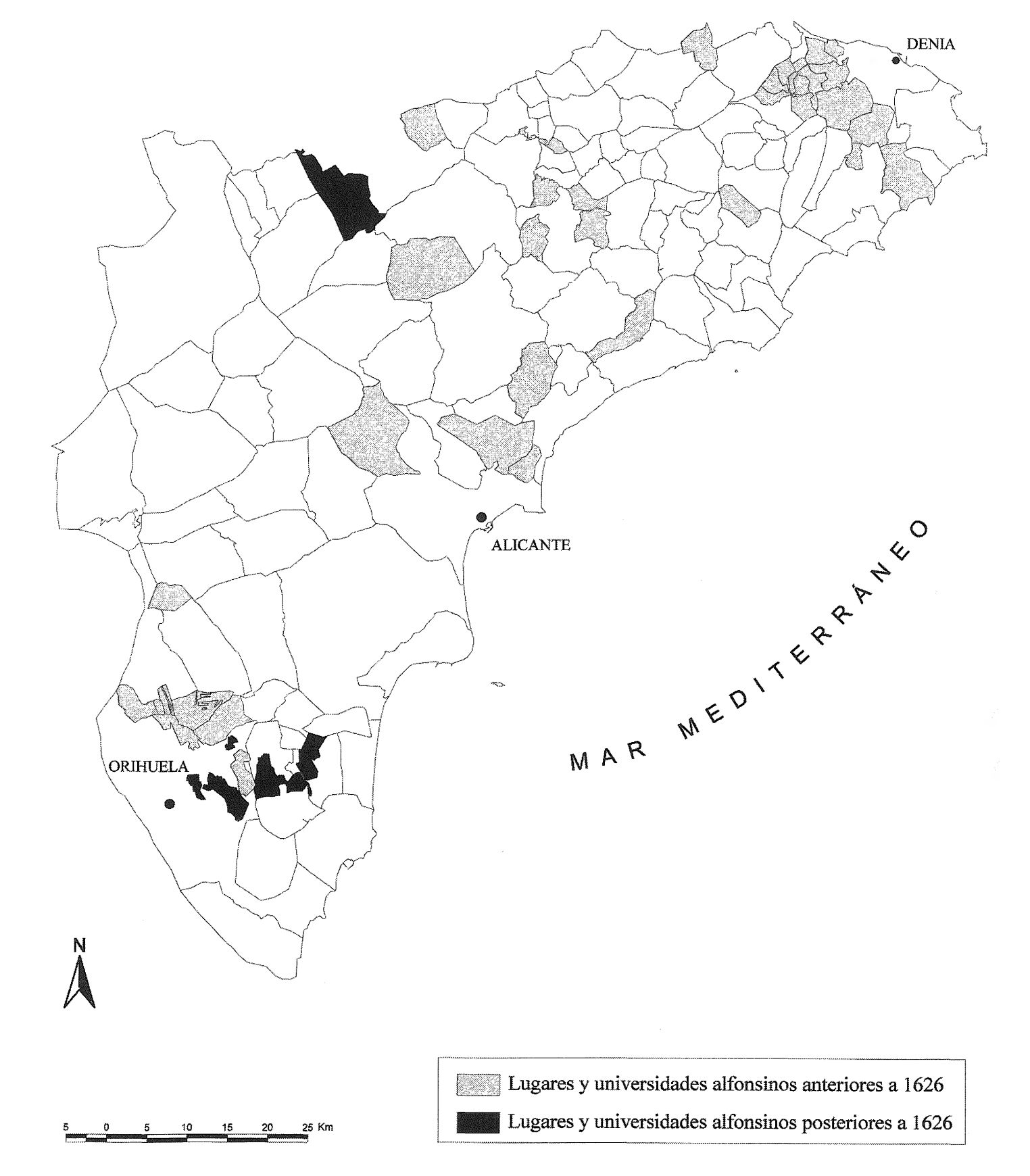 Mapa municipal alicantino