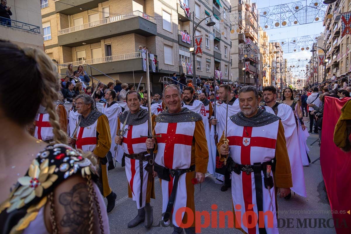 Procesión de subida a la Basílica en las Fiestas de Caravaca (Bando Cristiano)