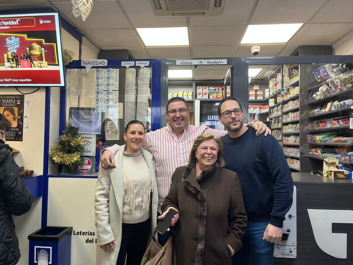 La administración de Toledo donde se ha repartido el tercer premio de la Lotería de Navidad