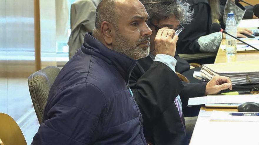 El acusado del triple crimen, en el juicio, en Madrid. | Efe