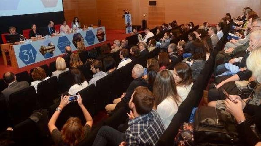 El congreso anual tienen lugar en el Pazo da Cultura. // Rafa Vázquez