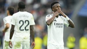 Vinicius Junior firmó un hat-trick contra Osasuna