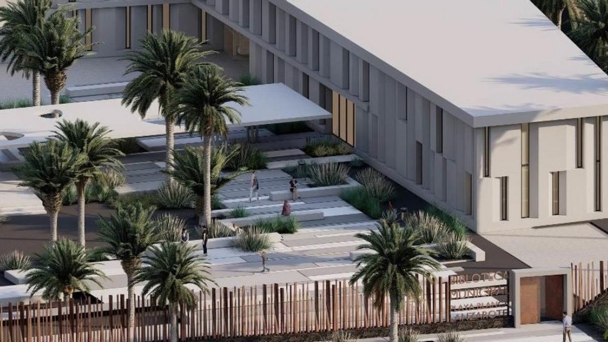 Yaiza firma por 63.000 euros la redacción del proyecto para construir la nueva biblioteca de Playa Blanca.