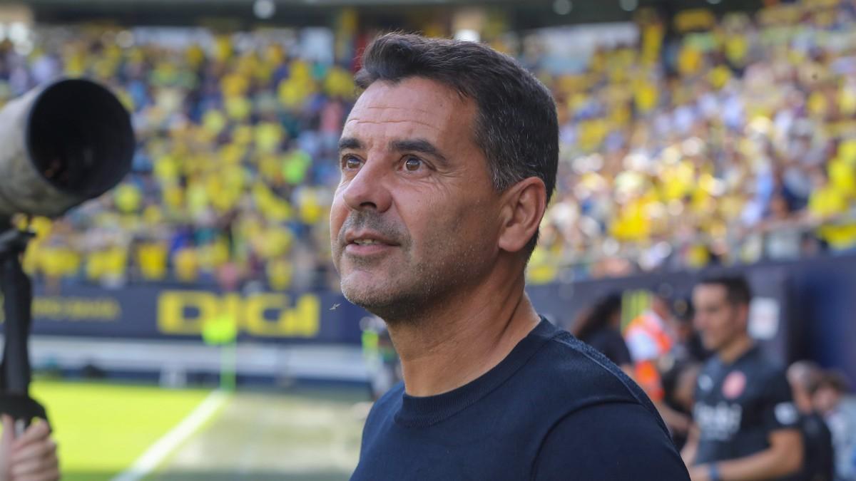 Míchel Sánchez, entrenador del Girona