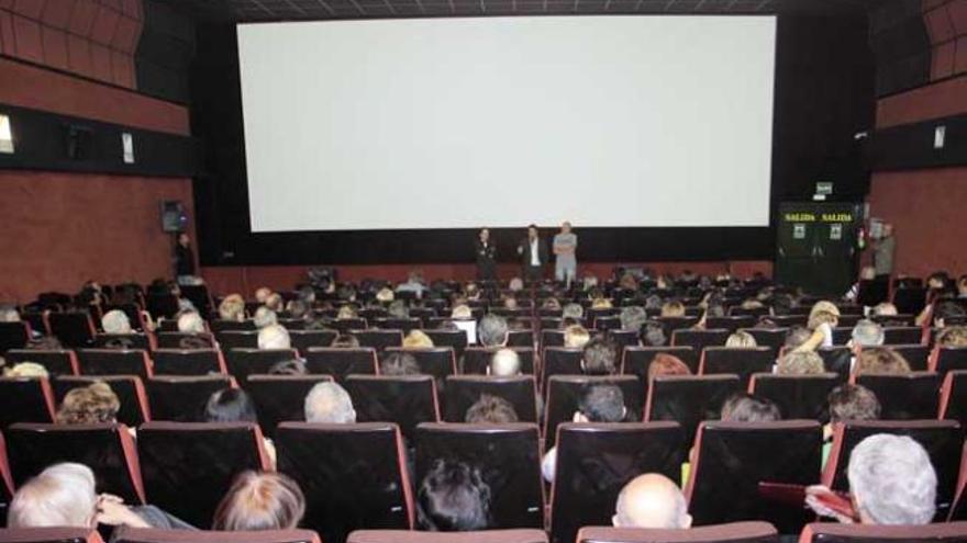 Una sala de cine.