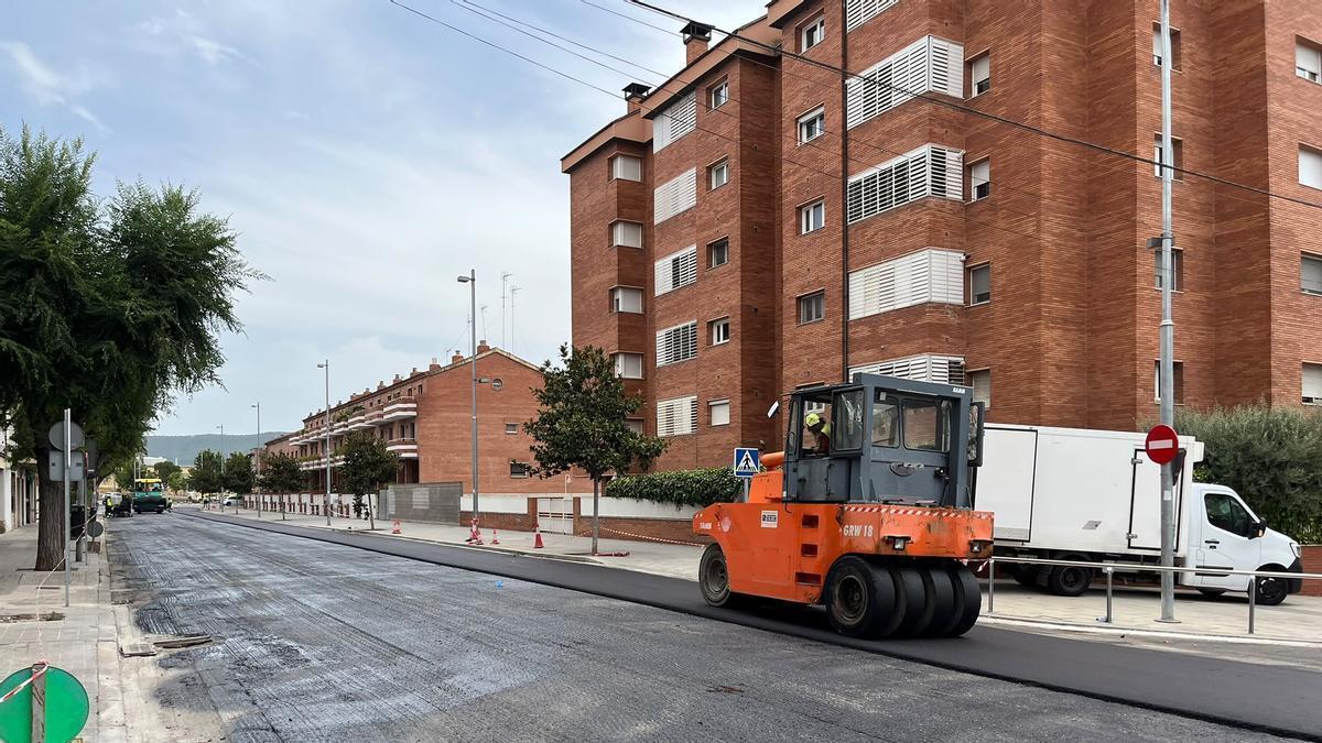 L’Ajuntament d’Igualada ha iniciat els treballs d’asfaltatge