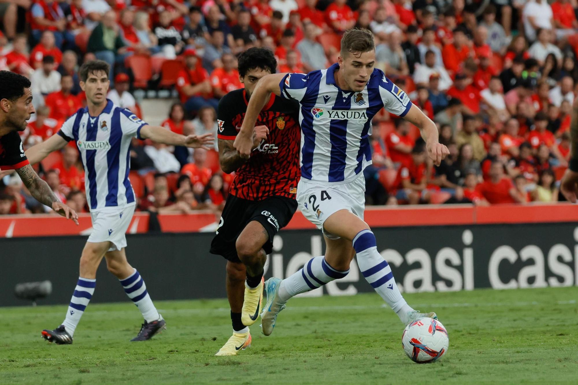 Las imágenes del RCD Mallorca-Real Sociedad, adelantado a la jornada 7 de Primera División