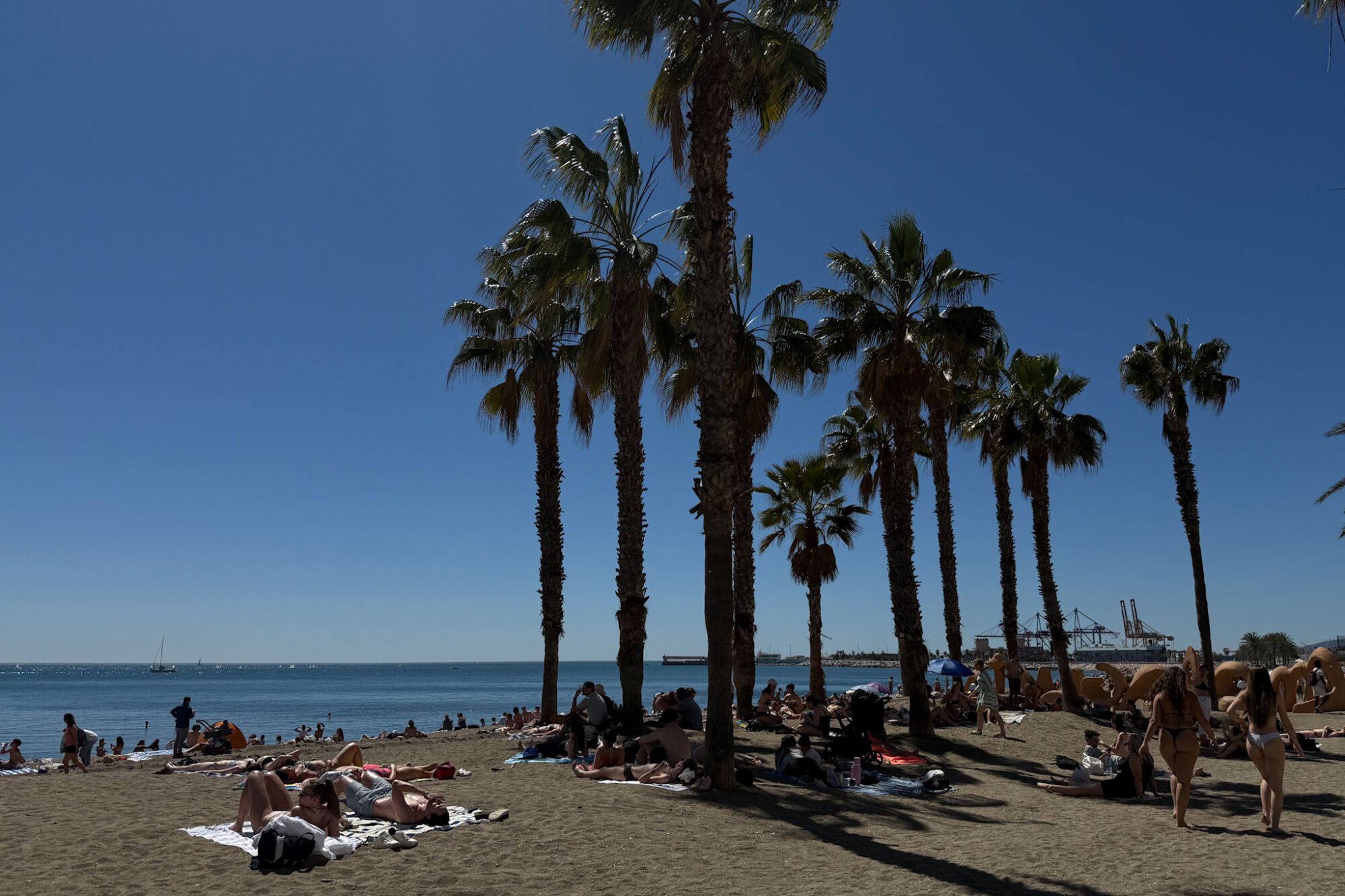 Málaga registra las temperaturas más altas de España