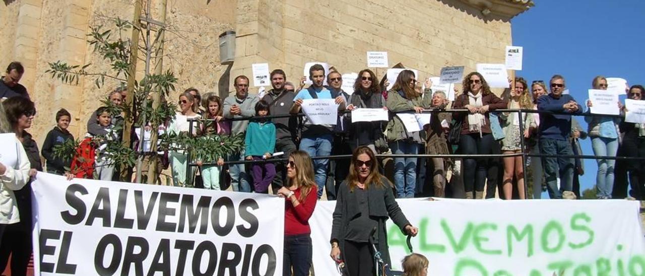 En 2014, vecinos de Portals Nous convocaron una protesta contra el plan urbanístico.