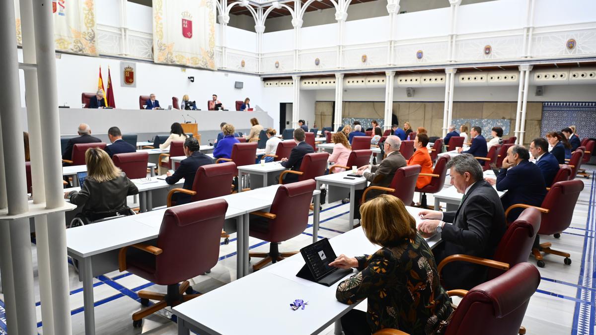 Último Pleno en la Asamblea Regional de Murcia