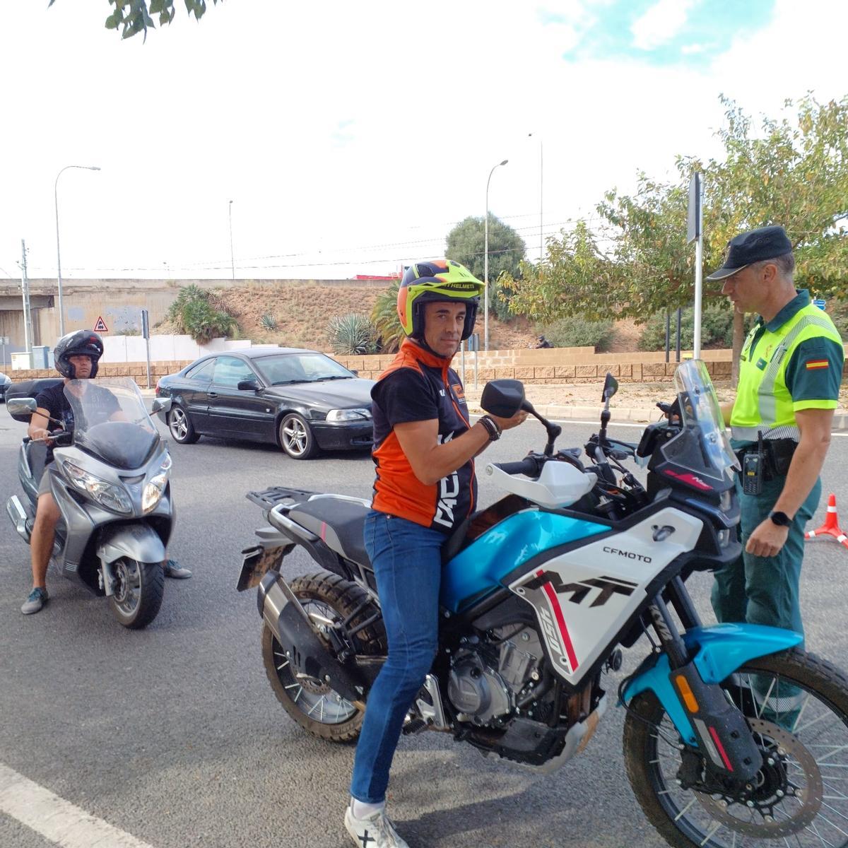 Los motoristas, principales objetivos de la campaña de concienciación