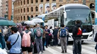 Los maquinistas suspenden el tráfico de las líneas de Cercanías 1 y 2 en Valencia por el aviso rojo y Renfe tilda de arbitraria la decisión