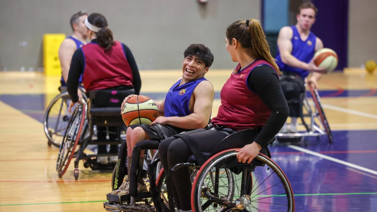 El equipo de baloncesto en silla de ruedas del Barça arranca el camino al ascenso este fin de semana
