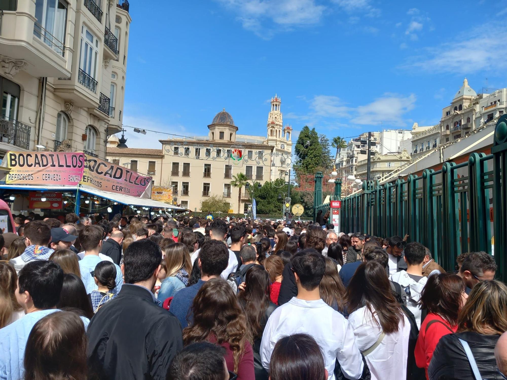 No cabe nadie más en València en el último fin de semana de las Fallas de 2023