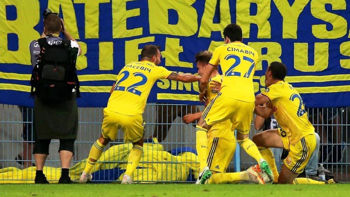 El BATE celebró la primera victoria en la Liga