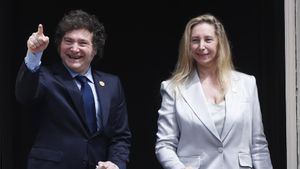 El presidente de Argentina, Javier Milei, y su hermana, Karina, en una imagen de archivo.