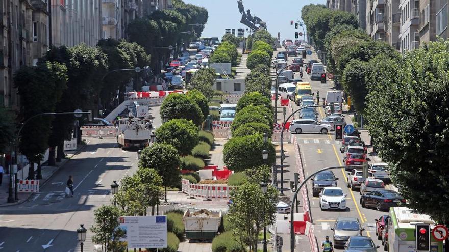 El cierre de Gran Vía se estrena sin agobios: &quot;No hay mejoras sin fastidiar un poco&quot;