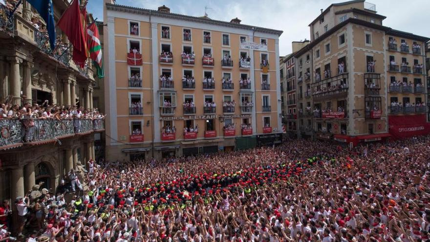 La ikurriña no ondeará en el chupinazo de Sanfermines