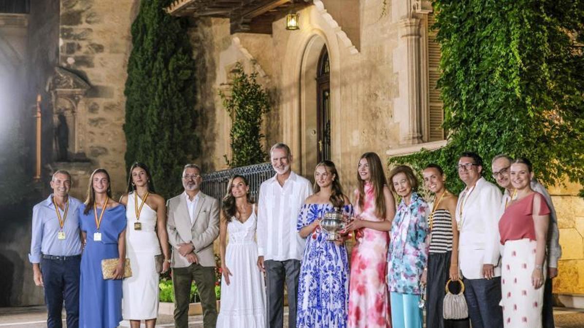 Recepción de los Reyes en Marivent en 2025.