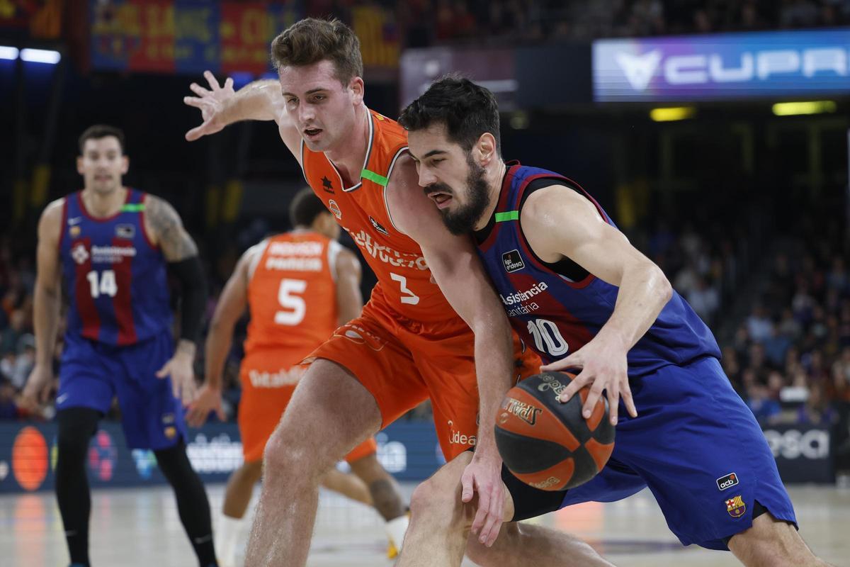 El Barça-Valencia Basket, en imágenes