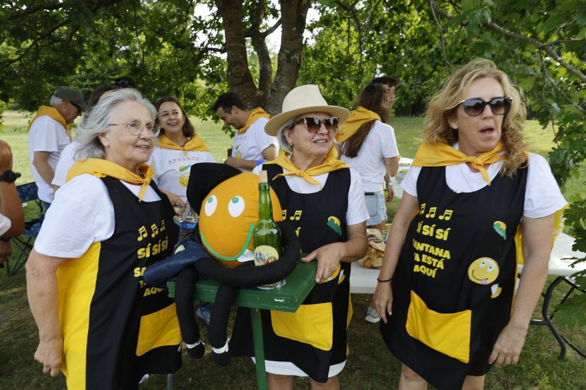 Área recreativa de Granda. Arrancadera, la jira campestre de las fiestas.