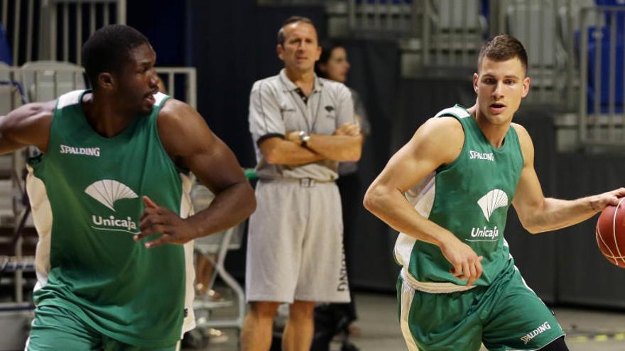 Nedovic, en un entrenamiento de esa semana