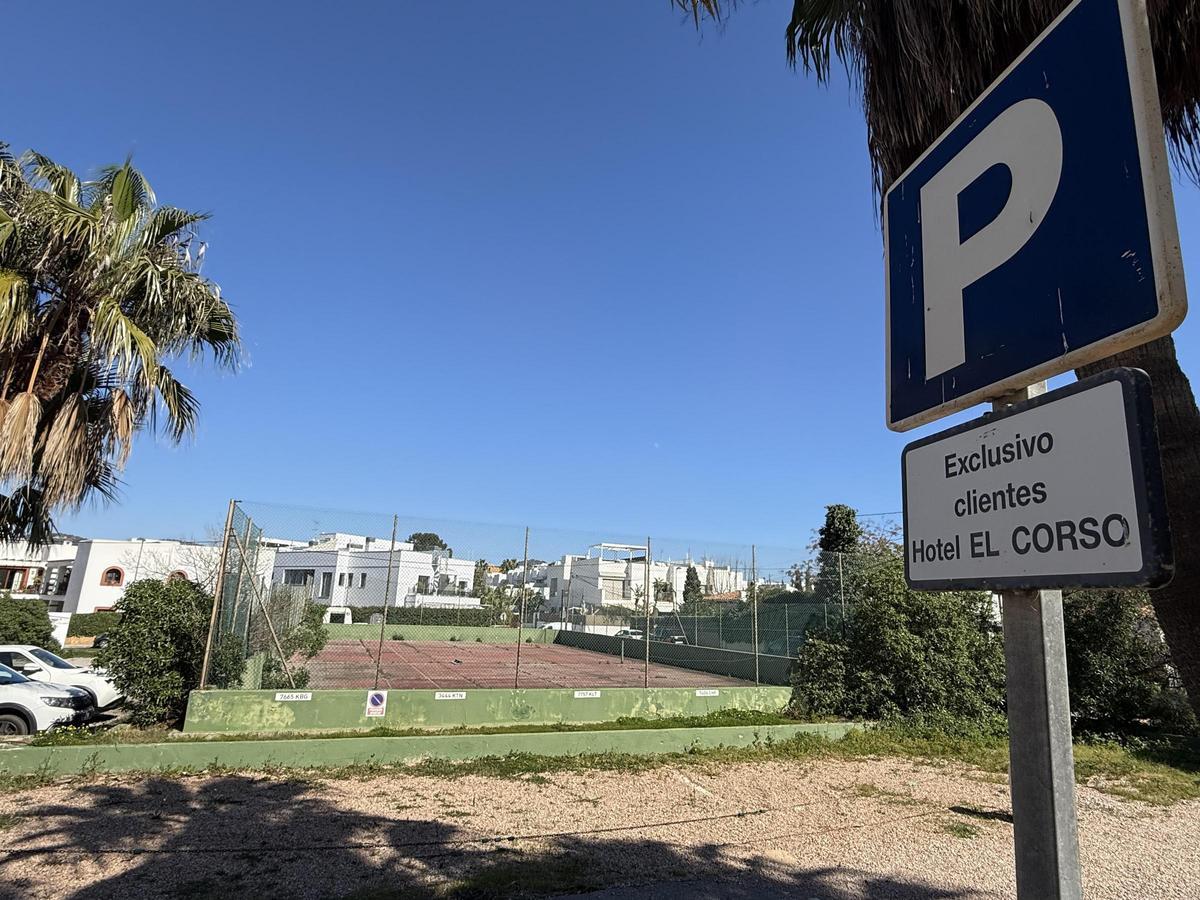 Detalle de la zona donde se prevé construir el aparcamiento subterráneo.