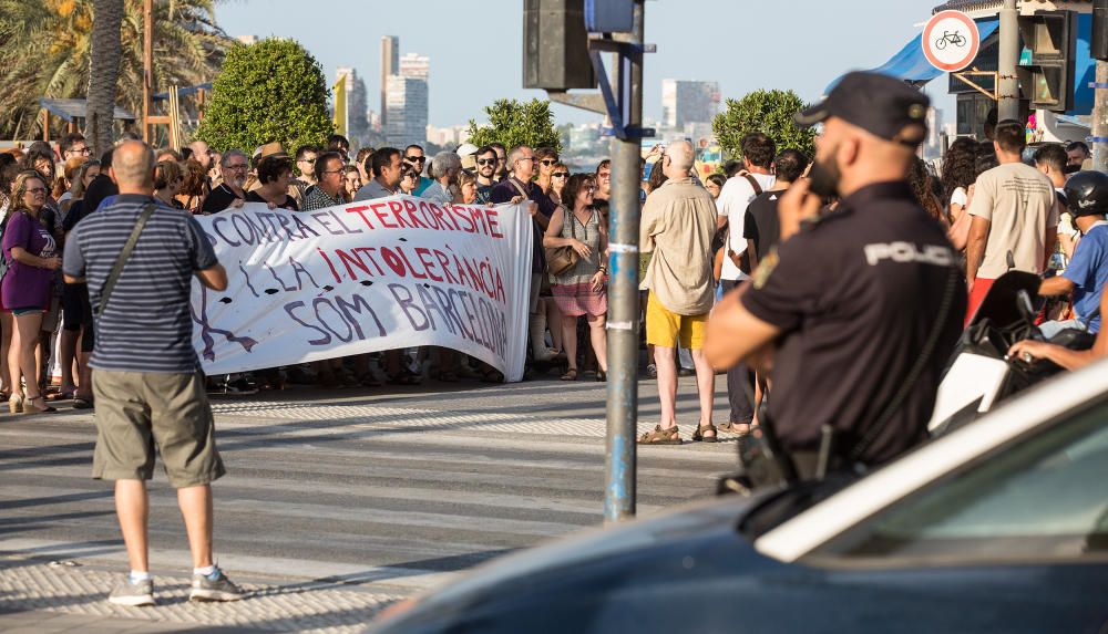 Alicante, contra el terror y el odio