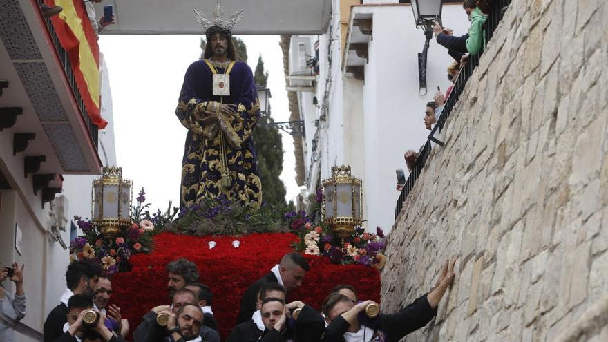 El Cautivo, durante la procesión de Santa Cruz