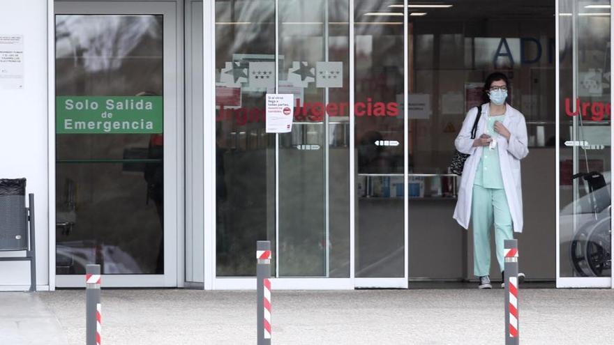 Accés al servei d&#039;Urgències d&#039;un hospital de Madrid