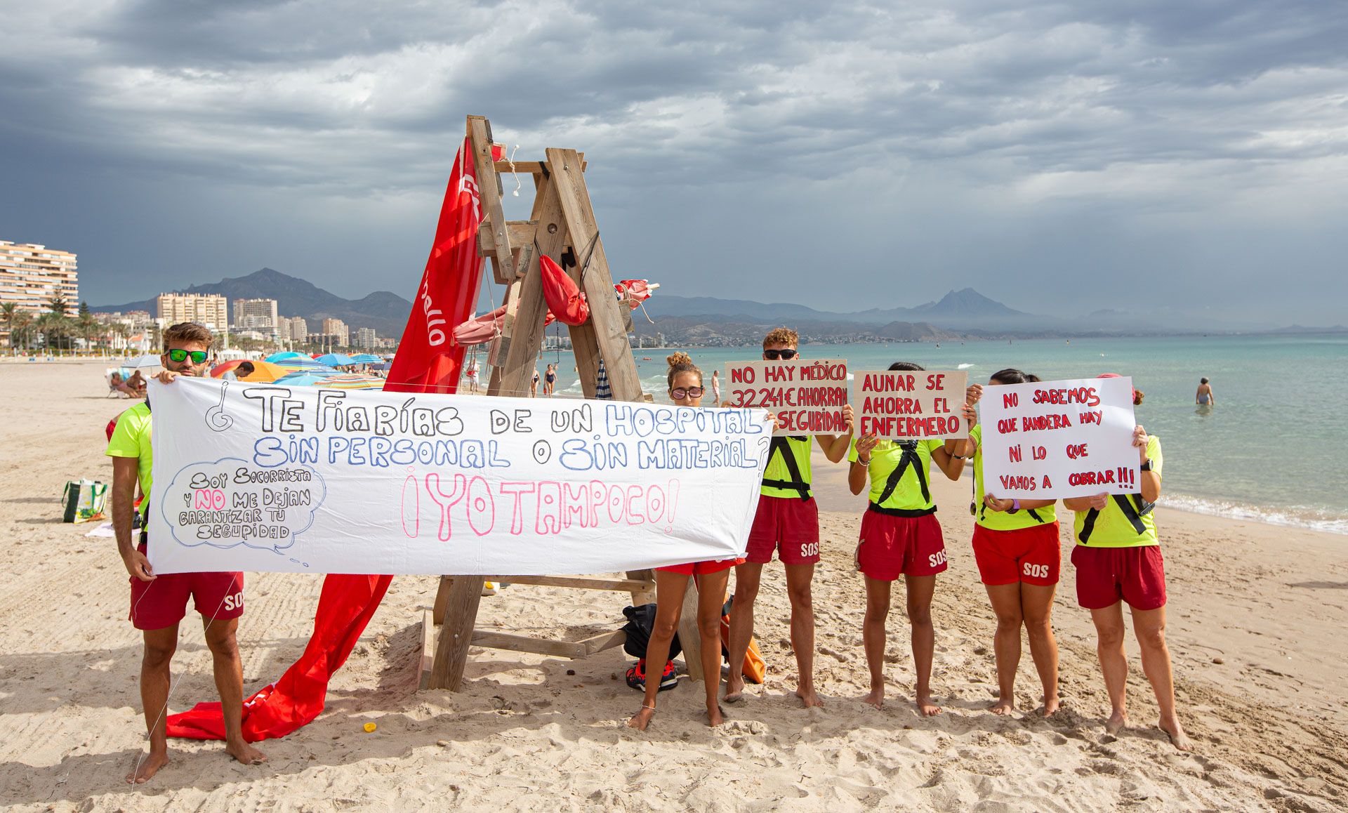 Los socorristas de El Campello reclaman más medios