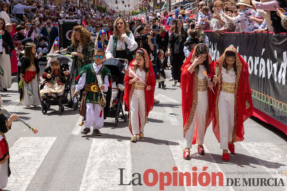 Desfile infantil del Bando Moro en las Fiestas de Caravaca