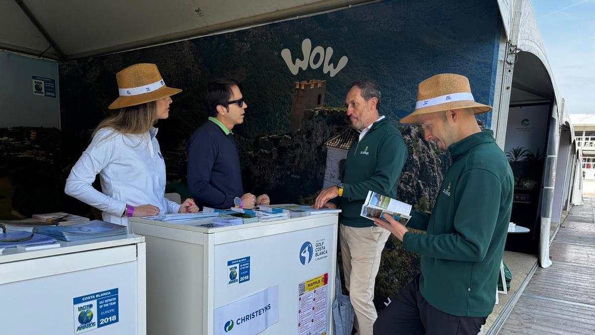 El Patronato Provincial de Turismo participa en este torneo del DP World Tour de la mano de la Asociación de Campos de Golf de la Costa Blanca