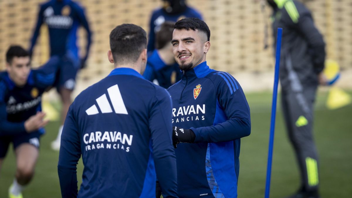 Dani Tasende sonríe durante una sesión de entrenamiento.