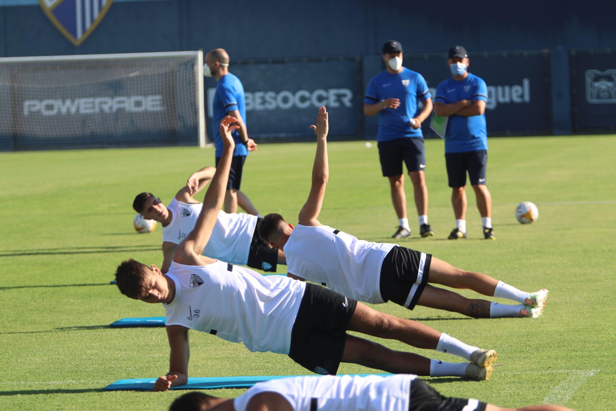 Primer entrenamiento del Málaga CF