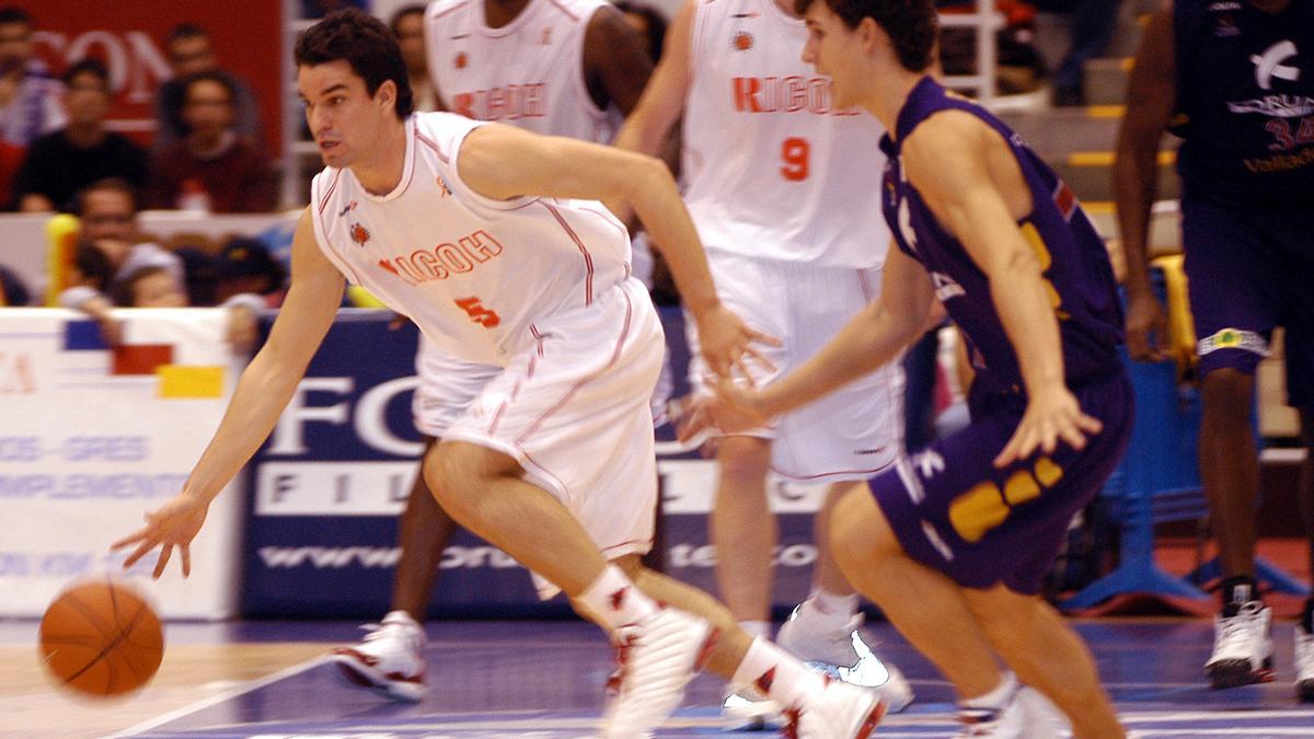 Moment d'un partit entre Fórum Valladolid i Ricoh Manresa