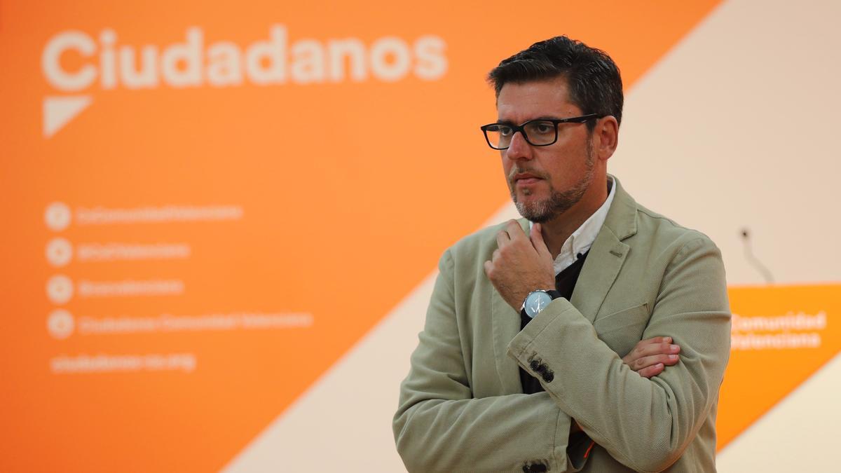 El portavoz de Ciudadanos en la Diputación y coordinador provincial, Javier Gutiérrez.