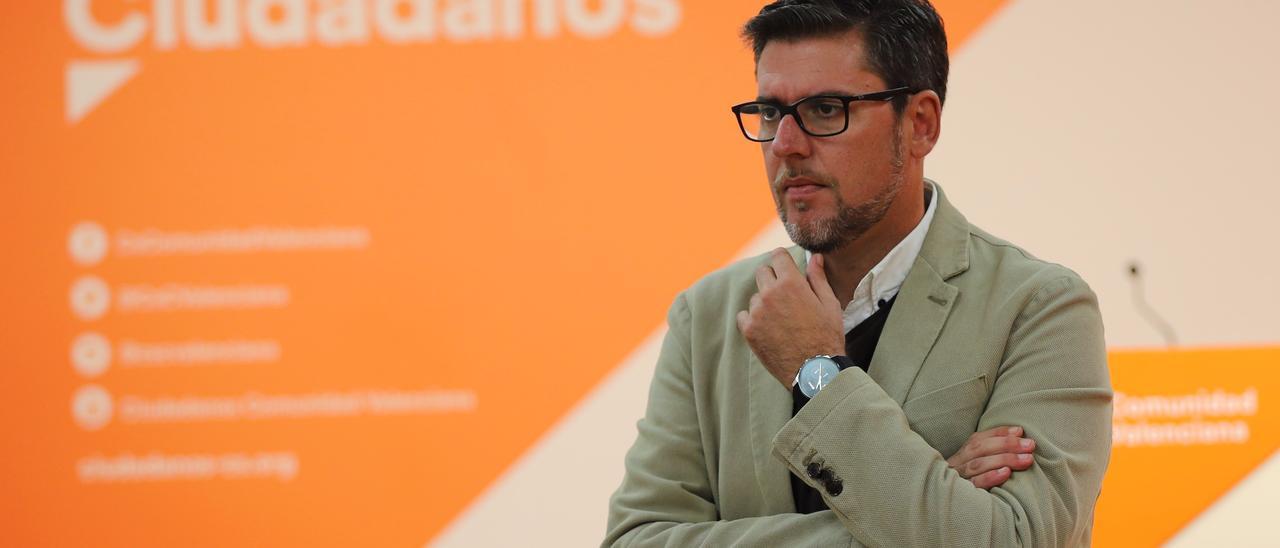 El portavoz de Ciudadanos en la Diputación y coordinador provincial, Javier Gutiérrez.