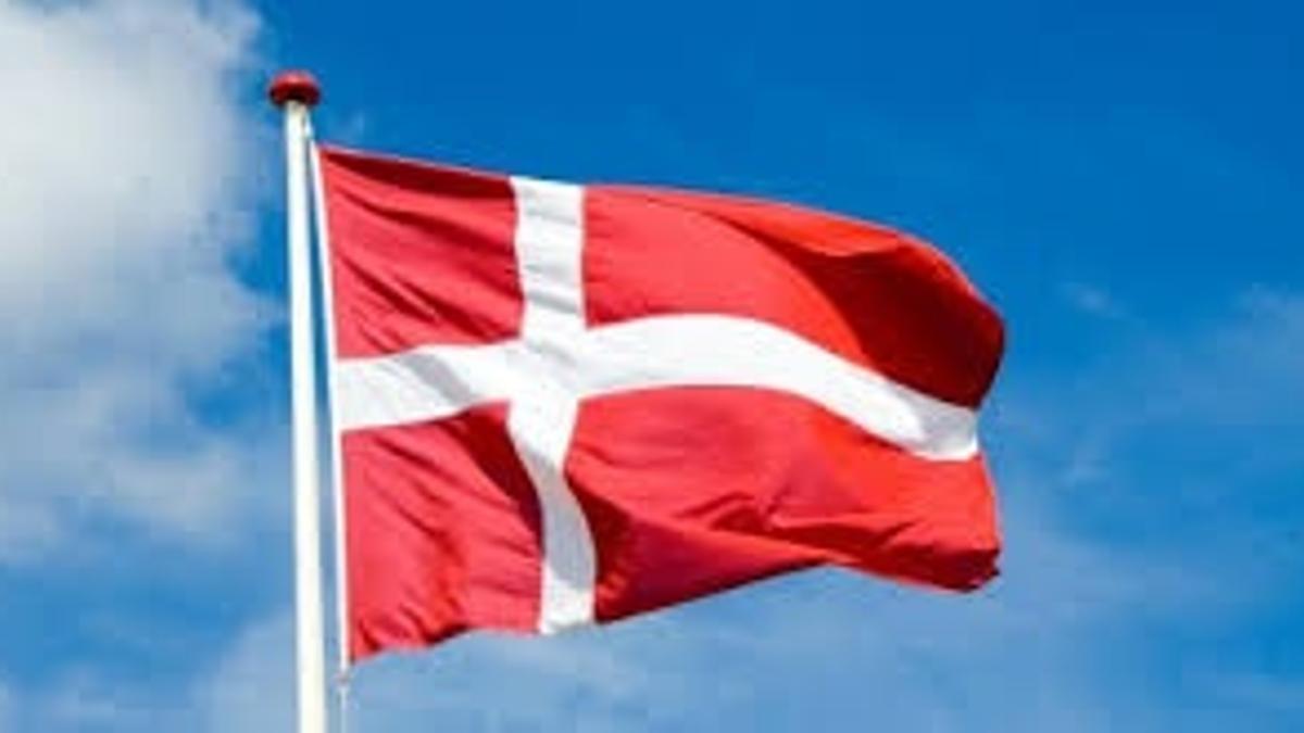 Bandera de Dinamarca.