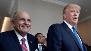 Rudolph Giuliani con Donald Trump.