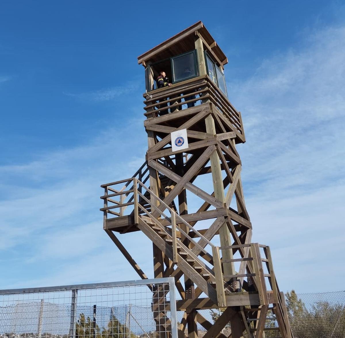 La torre de vigilancia de la Granadella de Xàbia