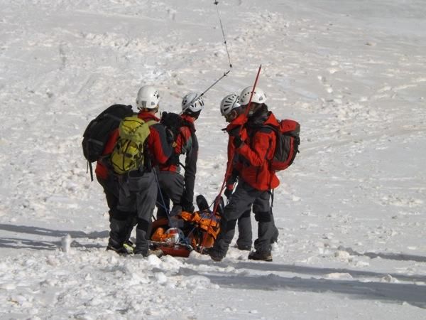 Simulacre de rescat a Vallter