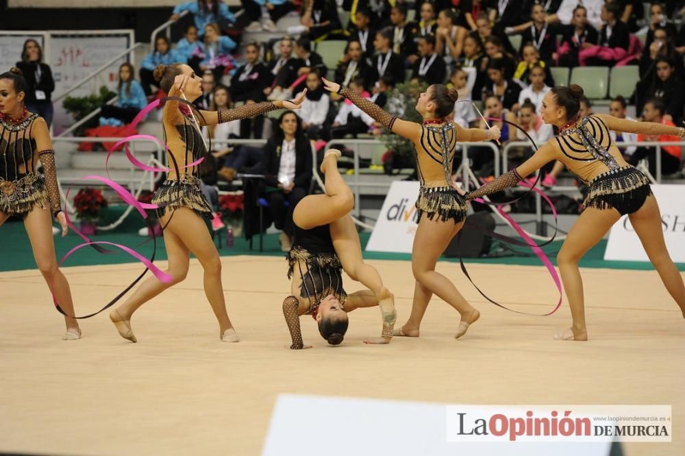 El Campeonato de España arranca en el Palacio de los Deportes con el Rítmica Pozuelo, Ruth Ritmo, Calpe, Praxis y Mabel como líderes