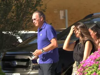 Bertín Osborne reacciona al reencuentro con Gabriela Guillén en el juicio