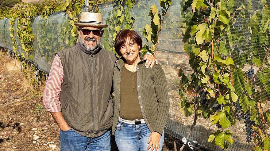 José Andrés Prieto, impulsor del proyecto, junto a su mujer.