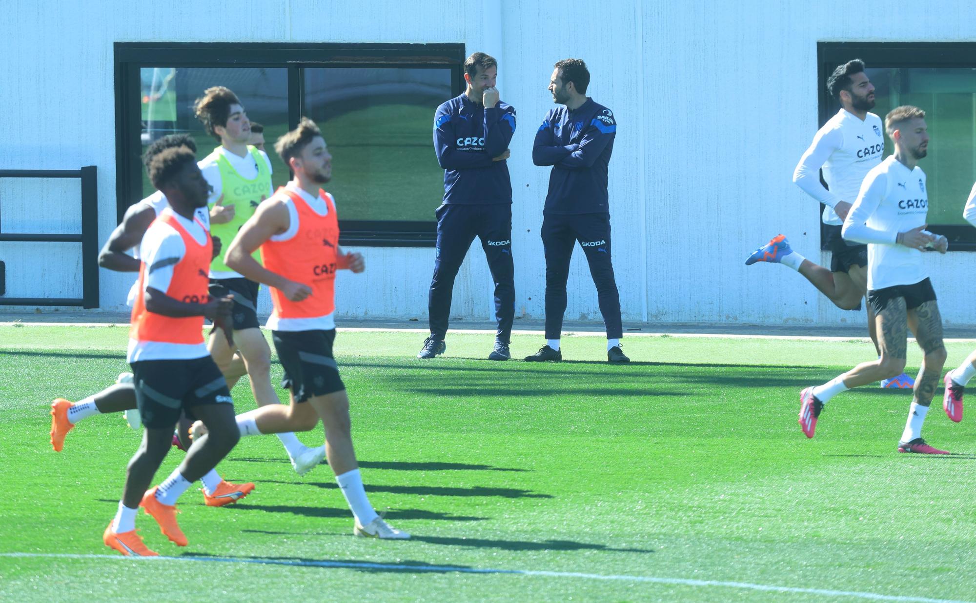 Así ha sido el entrenamiento del Valencia CF