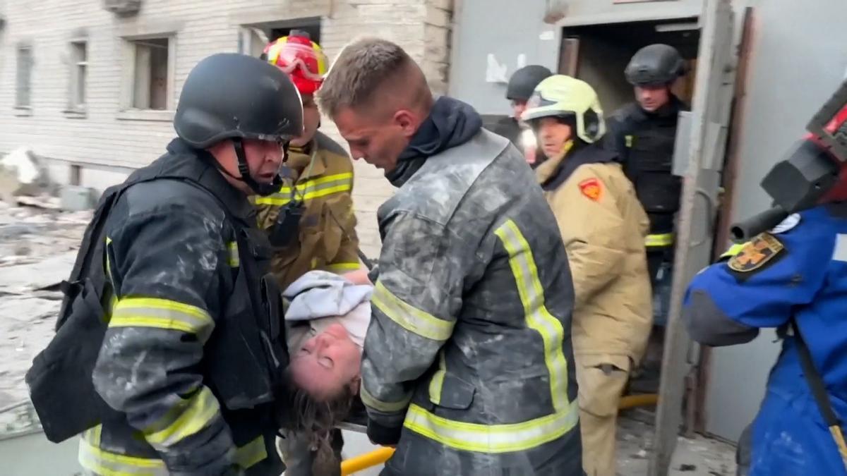 GUERRA UCRANIA RUSIA | Terrible noche de ataques masivos de Rusia sobre Kiev