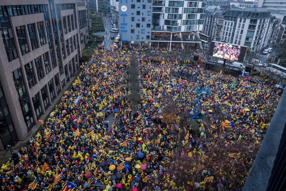 Manifestació independentista a Brussel·les